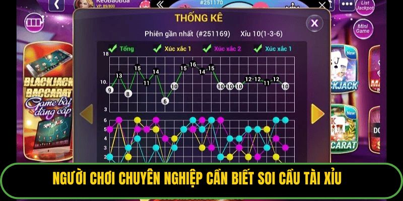 Người chơi chuyên nghiệp cần biết soi cầu tài xỉu