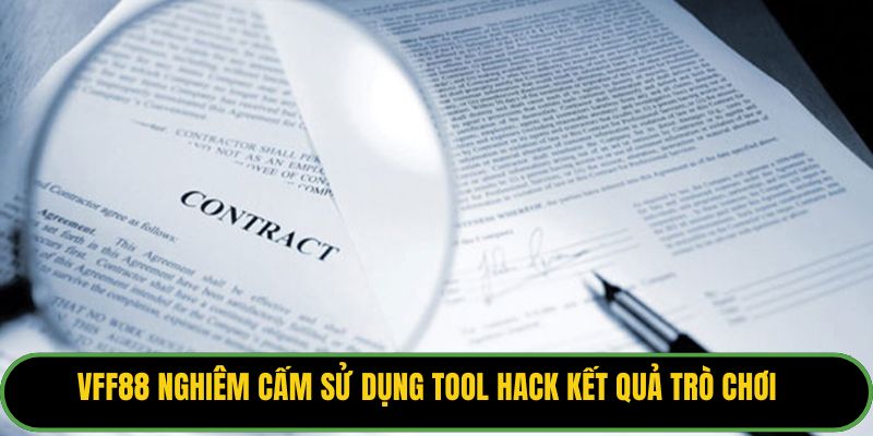 VFF88 nghiêm cấm sử dụng tool hack kết quả trò chơi
